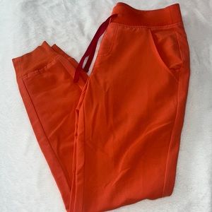 Figs Women’s Zamora Scrub Pants - Sunset Orange